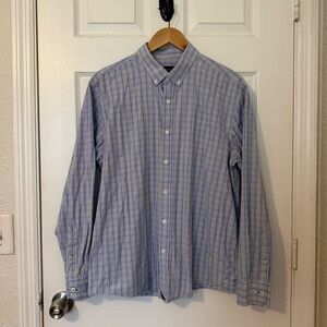 Untuckit Wrinkle Free Dolcetto 100% Cotton Casual Button Down Longsleeve Large